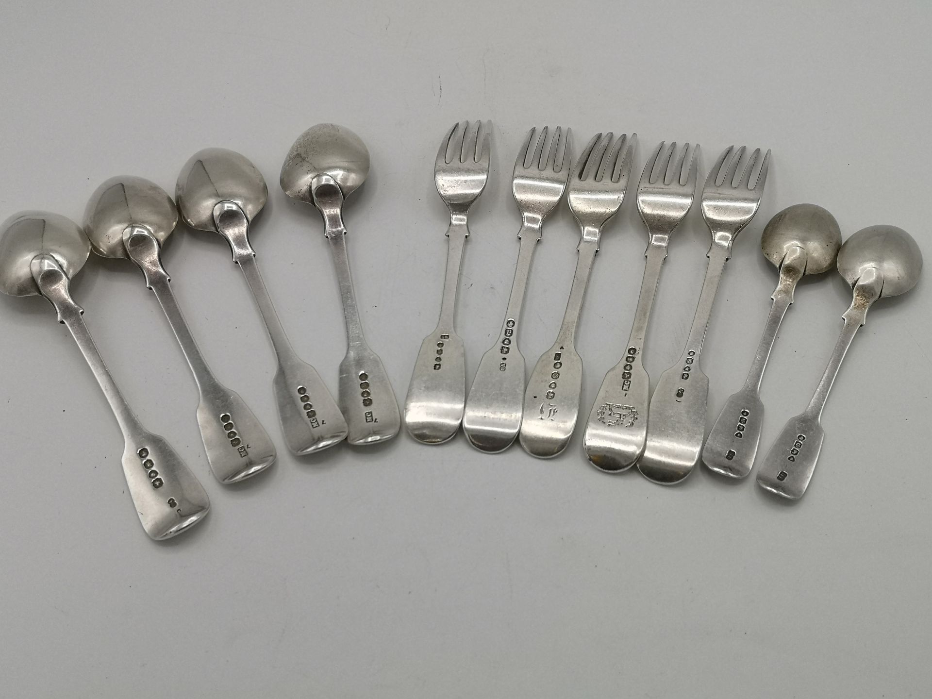 Quantity of silver cutlery - Image 3 of 9