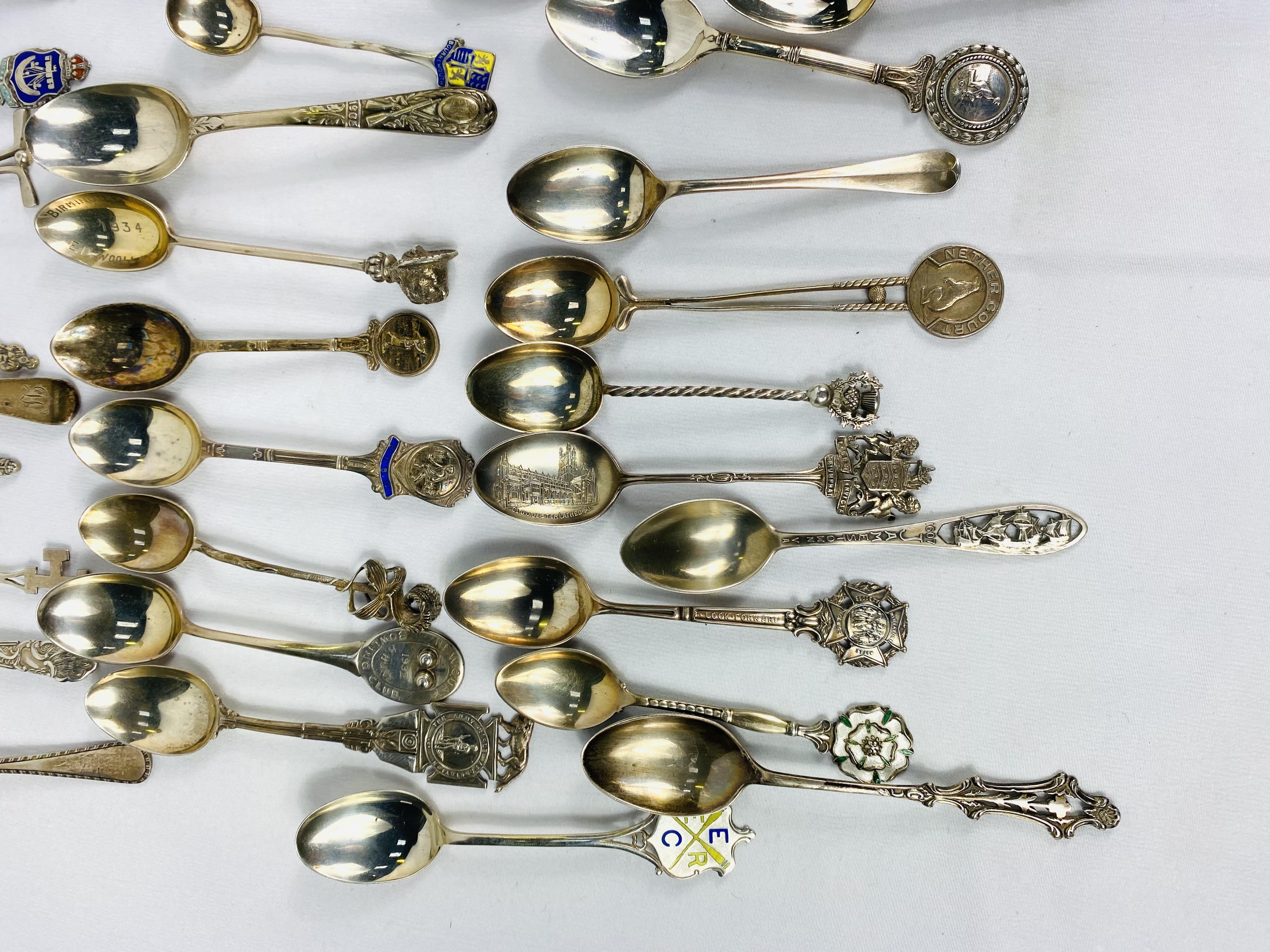 Collection of silver spoons - Image 4 of 6