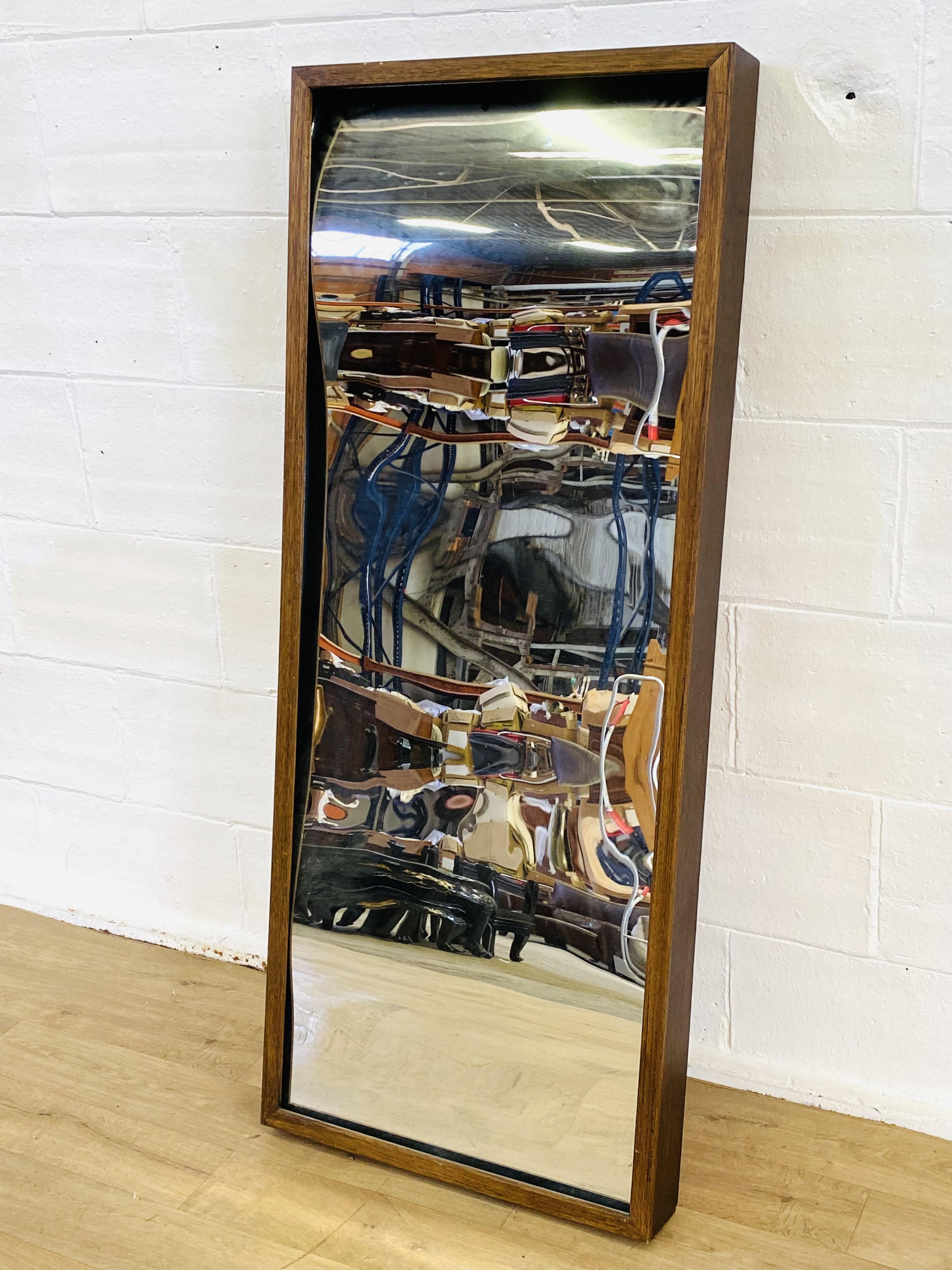 Wood framed fairground mirror - Image 2 of 4