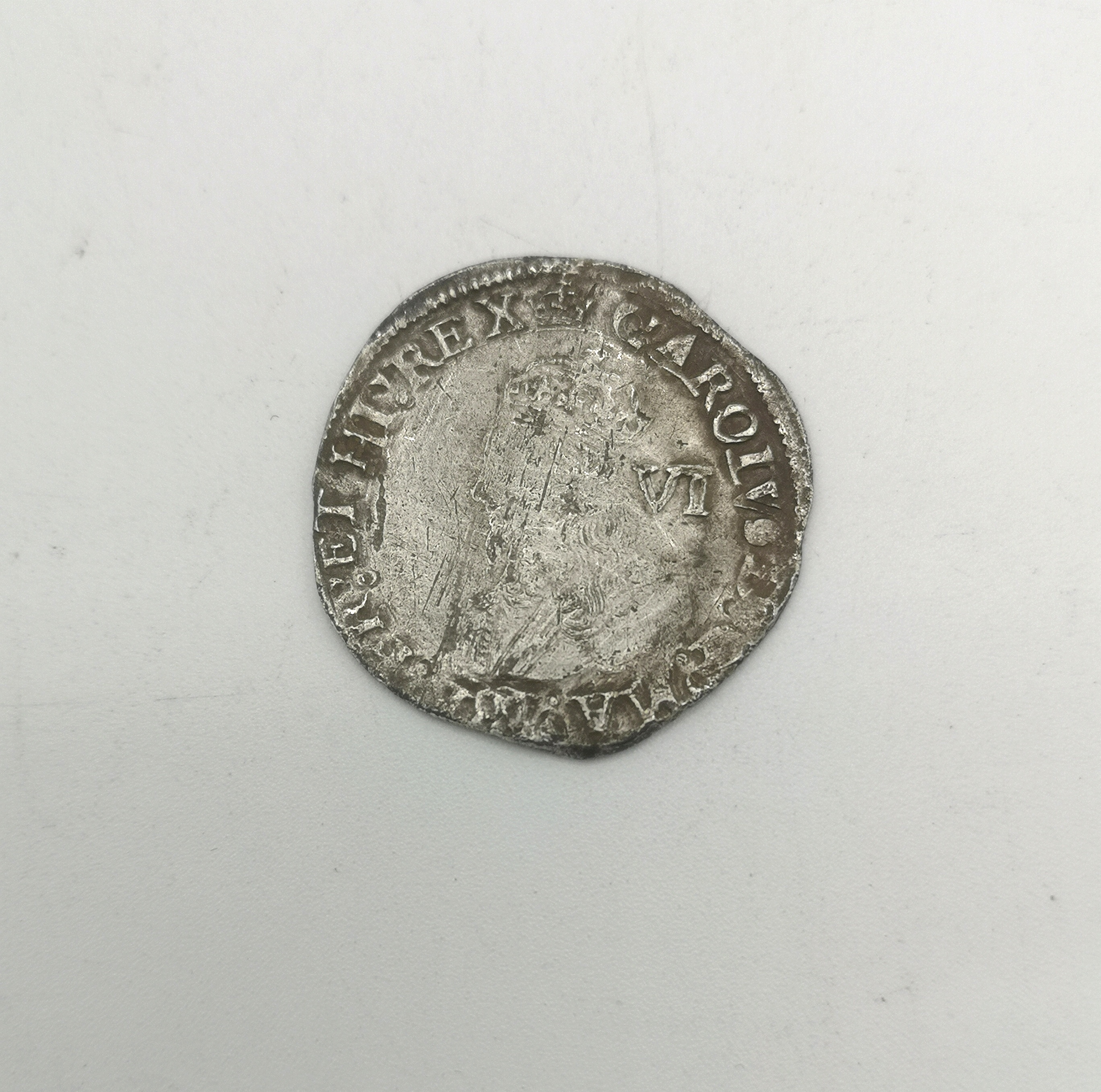 Charles I silver sixpence - Image 4 of 4