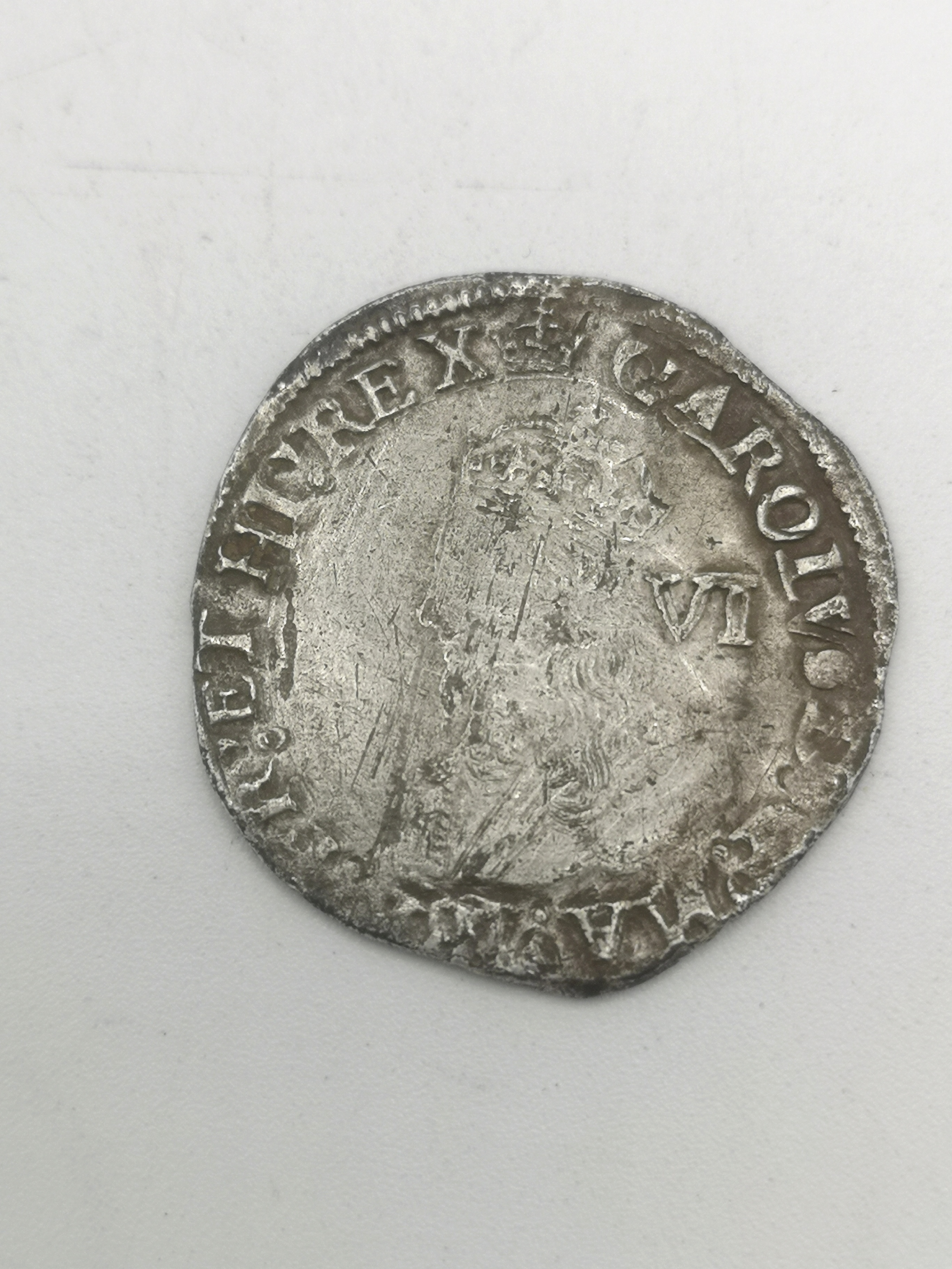 Charles I silver sixpence - Image 2 of 4