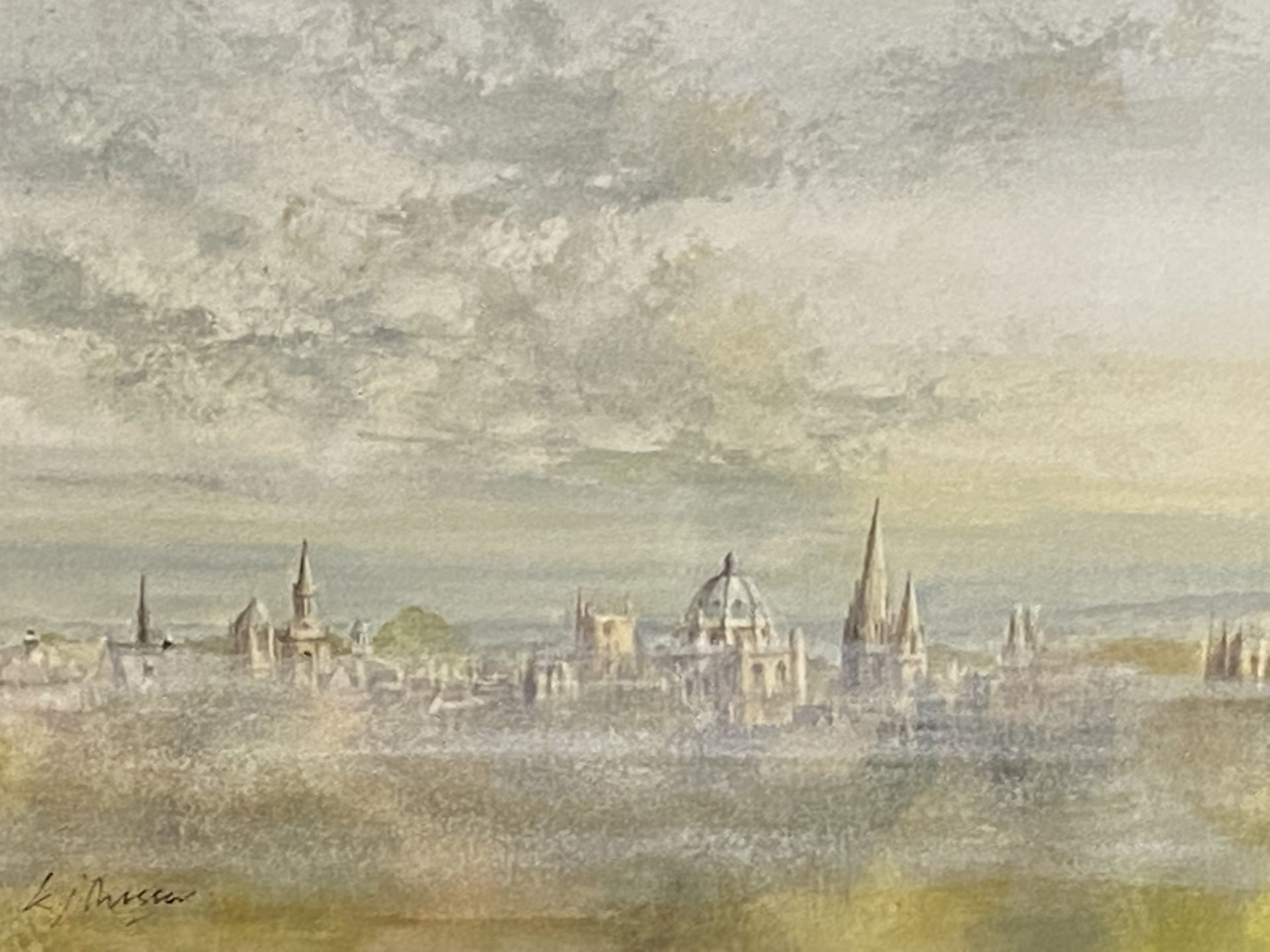 Watercolour of Oxford
