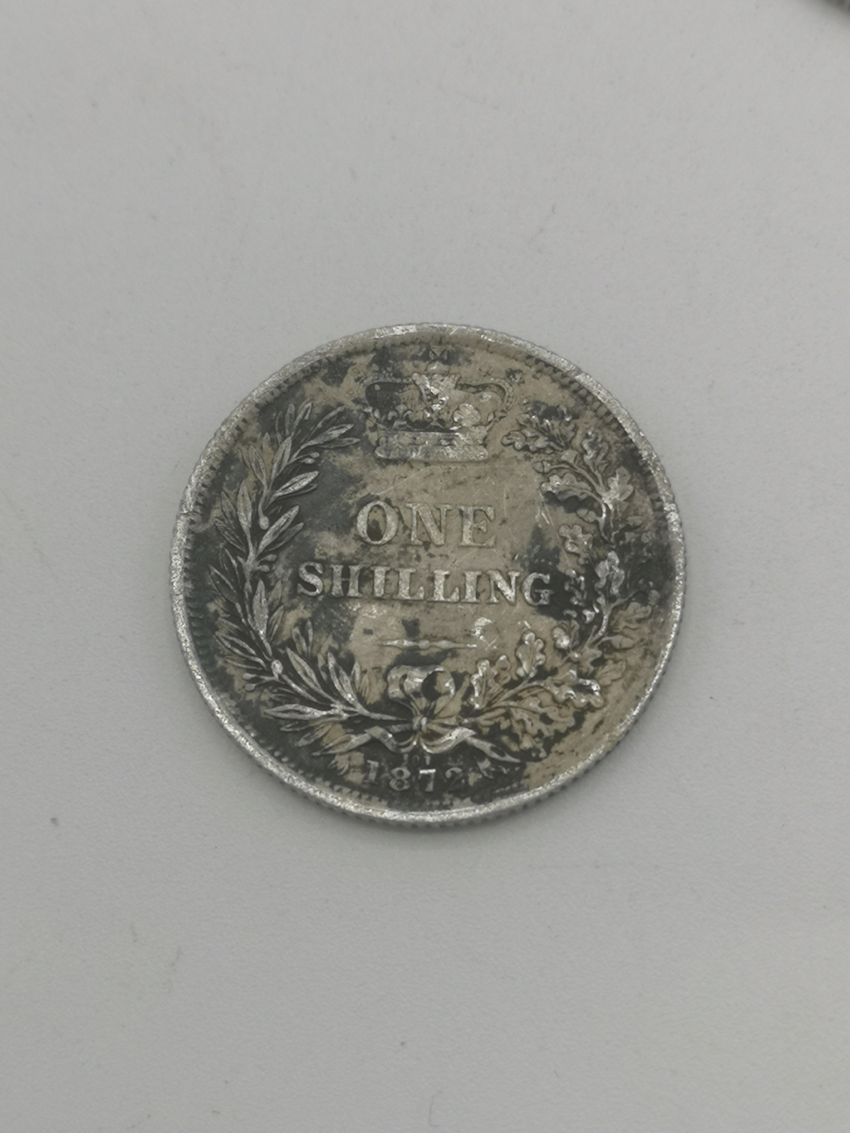 1819 silver sixpence; 1839 silver shilling; 1872 shilling. - Image 7 of 8