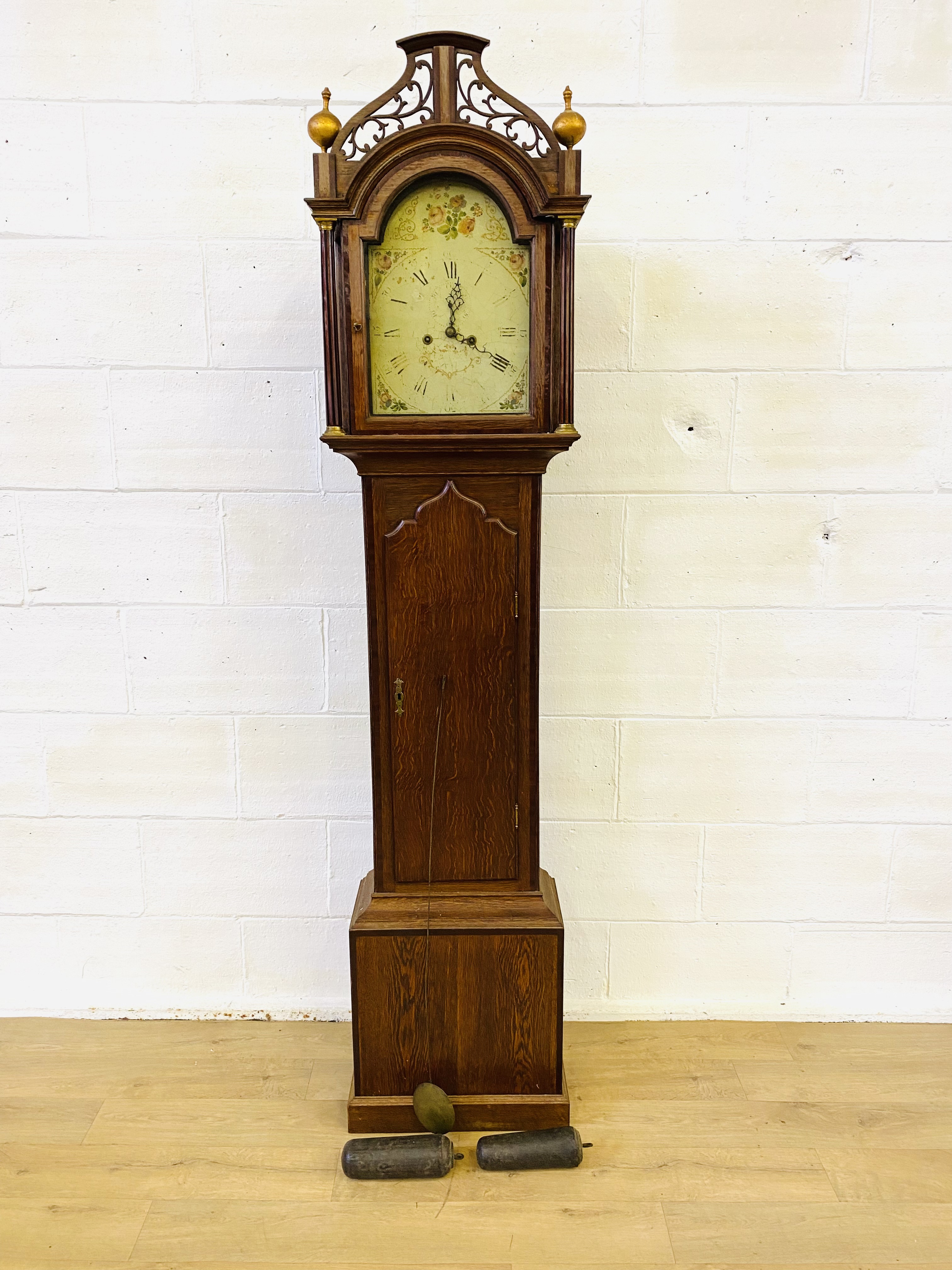 19th century longcase clock - Image 5 of 8