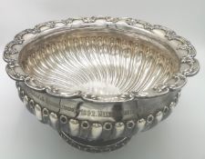 Silver punch bowl, 1899