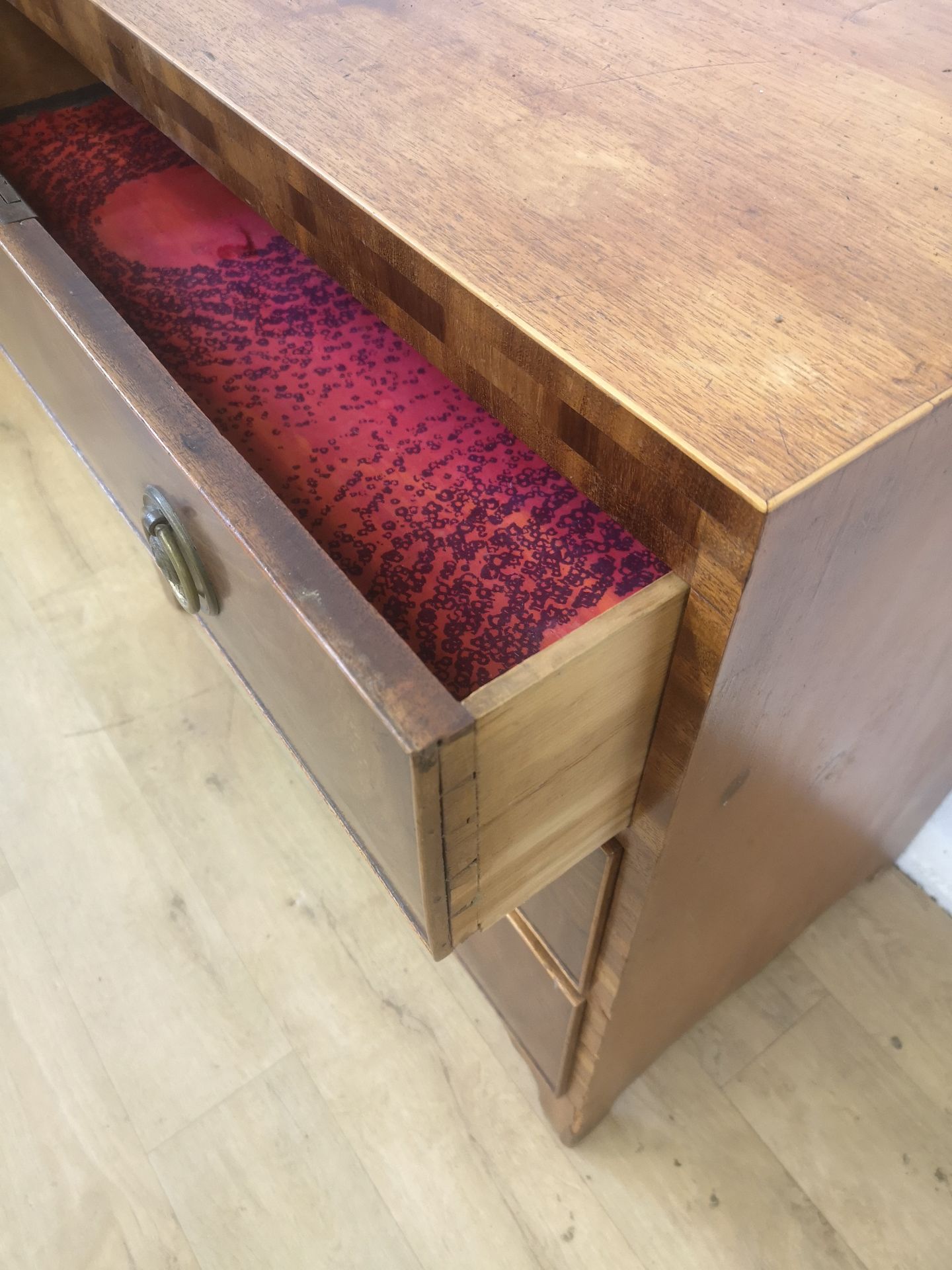 Victorian mahogany chest of drawers - Image 4 of 6