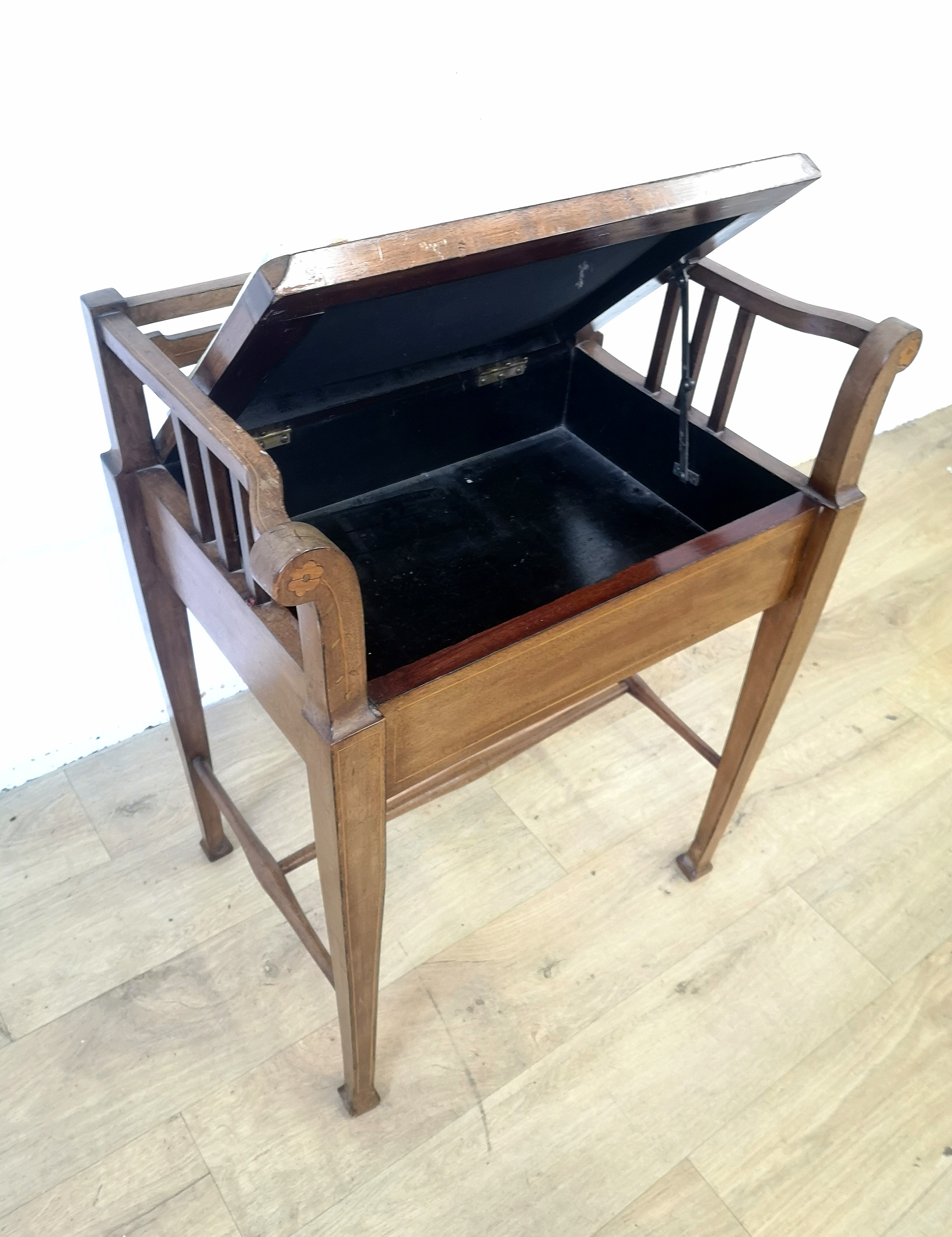 Regency style mahogany piano stool - Image 7 of 7