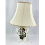 Portmeirion ceramic table lamp