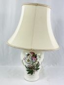 Portmeirion ceramic table lamp