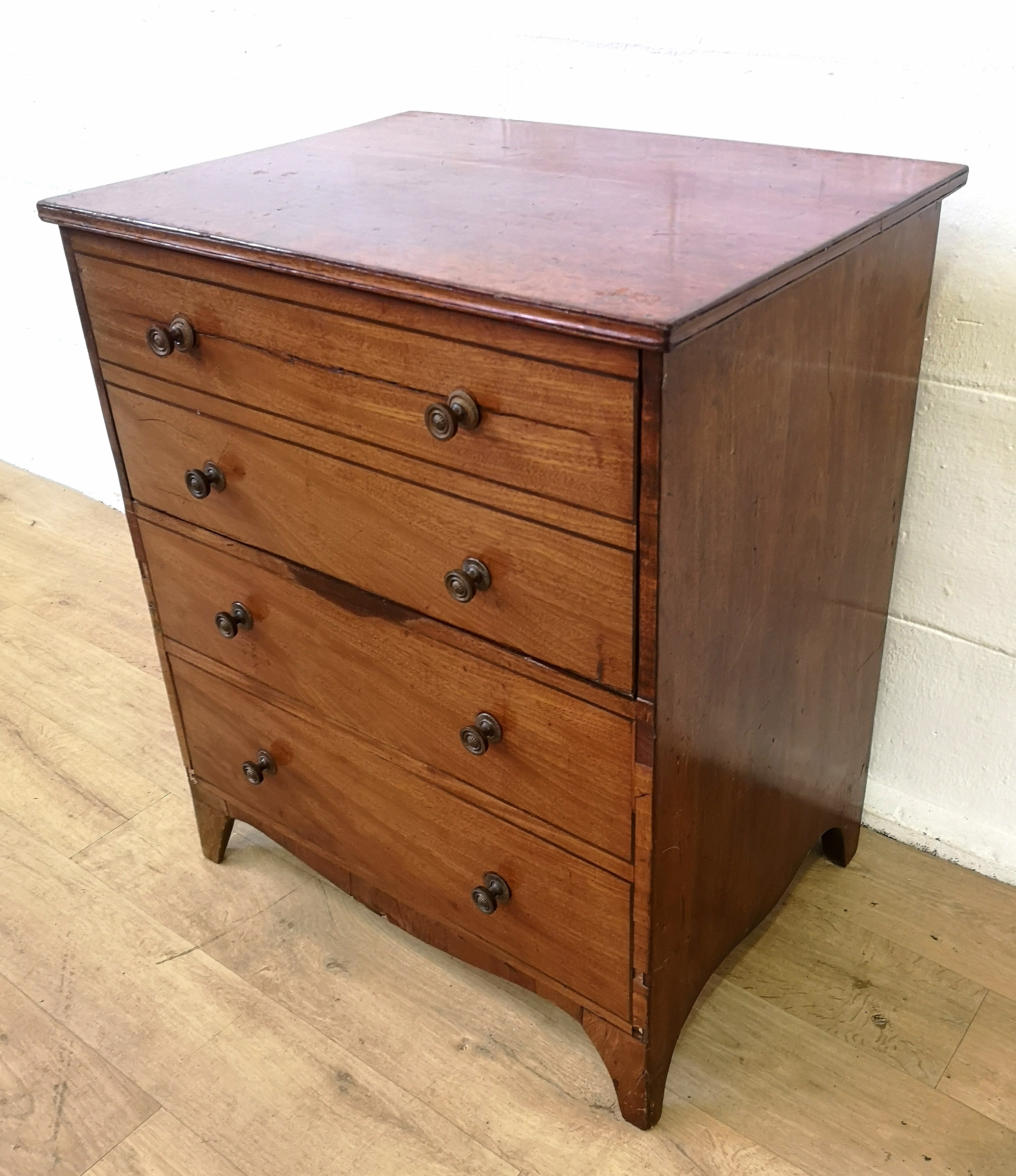 Mahogany commode - Image 4 of 6