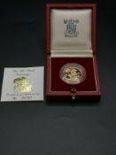 1987 22ct gold proof sovereign