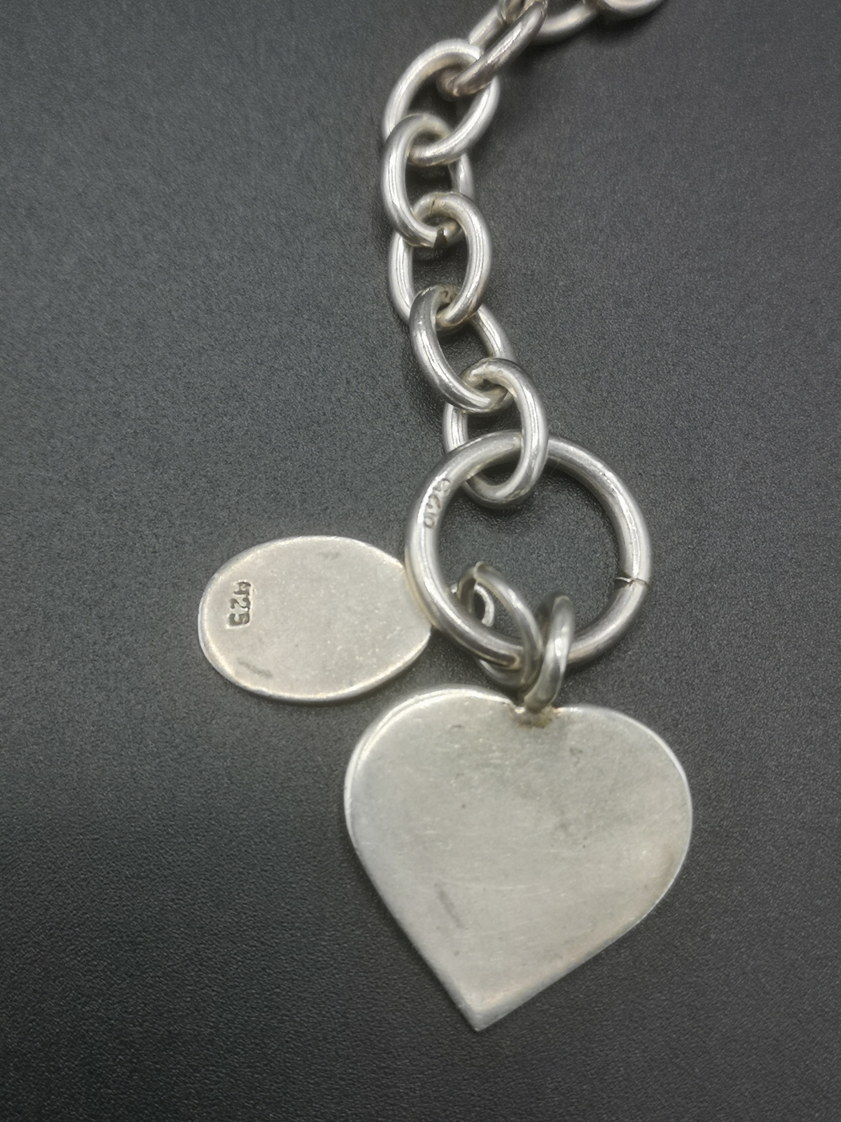 Silver fob chain - Image 4 of 5