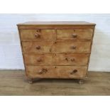 Pine chest of drawers