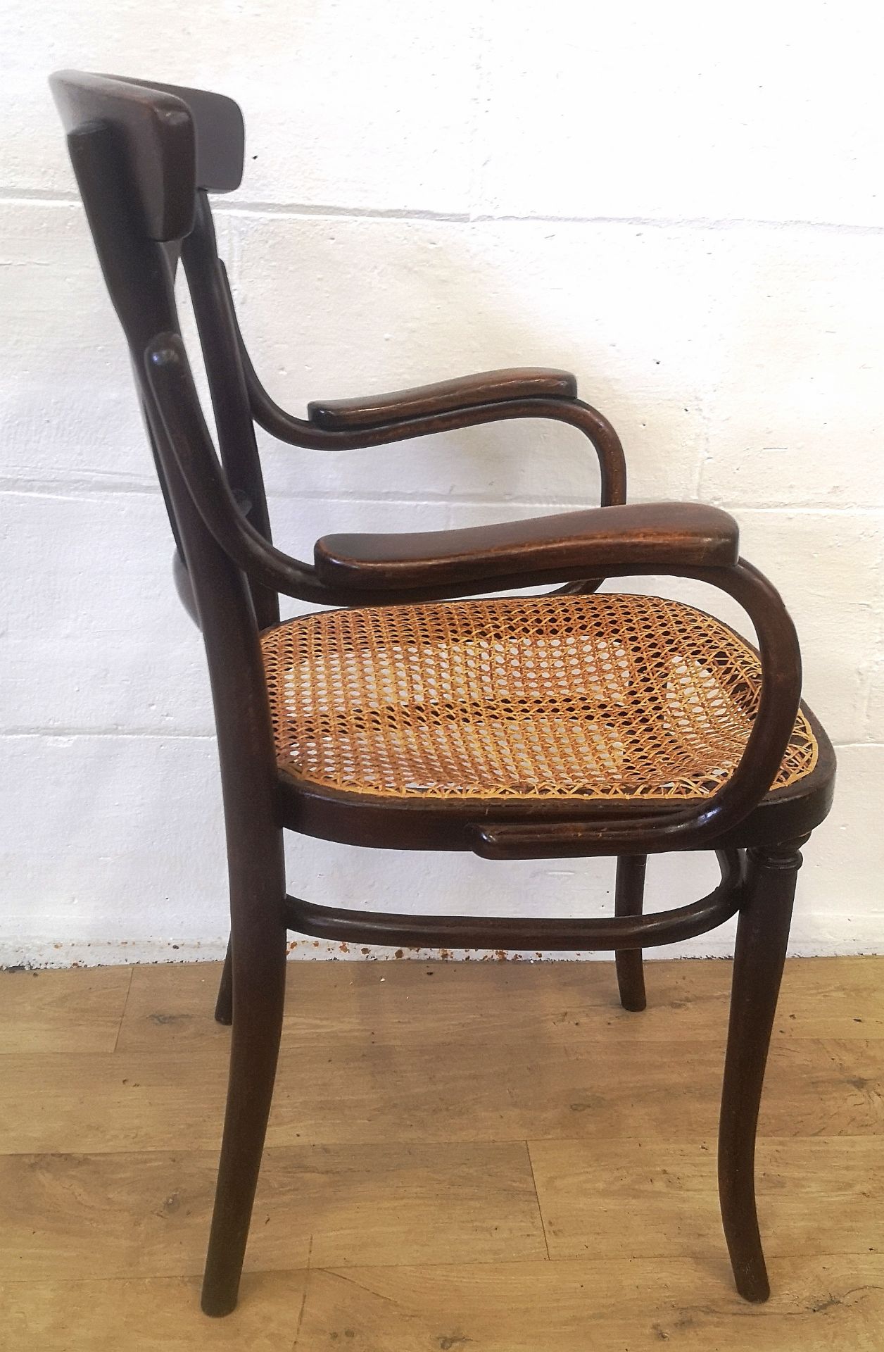 Pair of bentwood open armchairs - Bild 5 aus 5