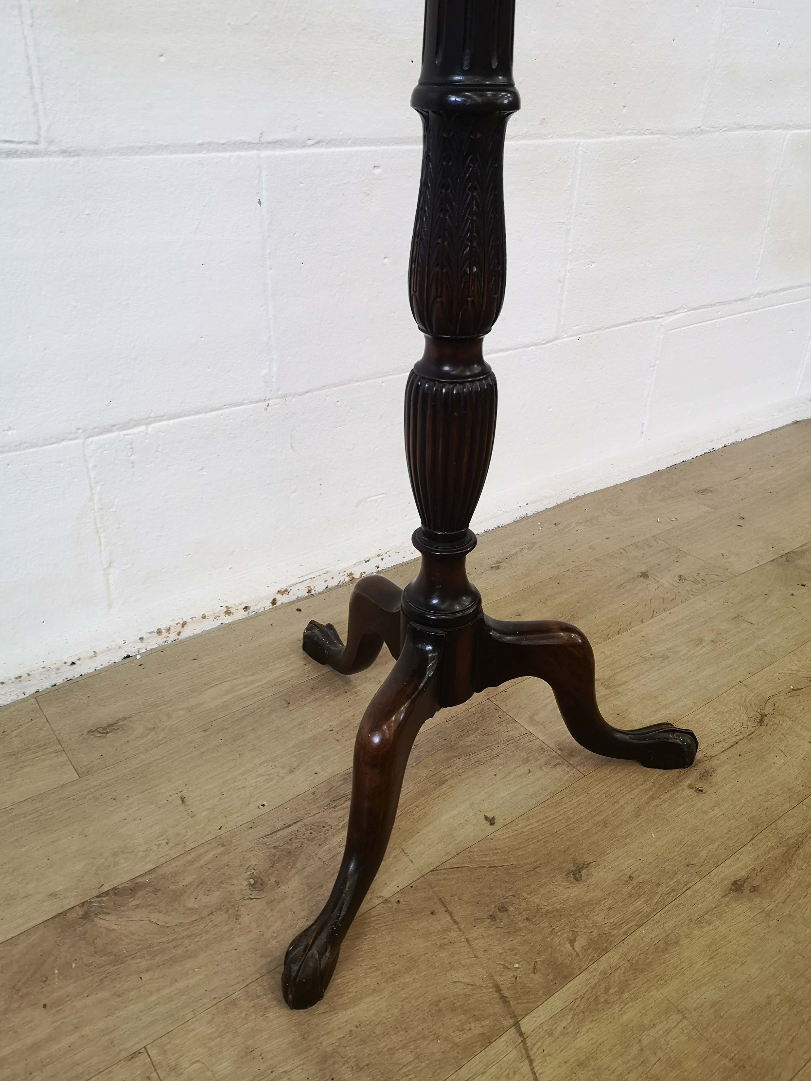 Mahogany torchere - Image 2 of 4