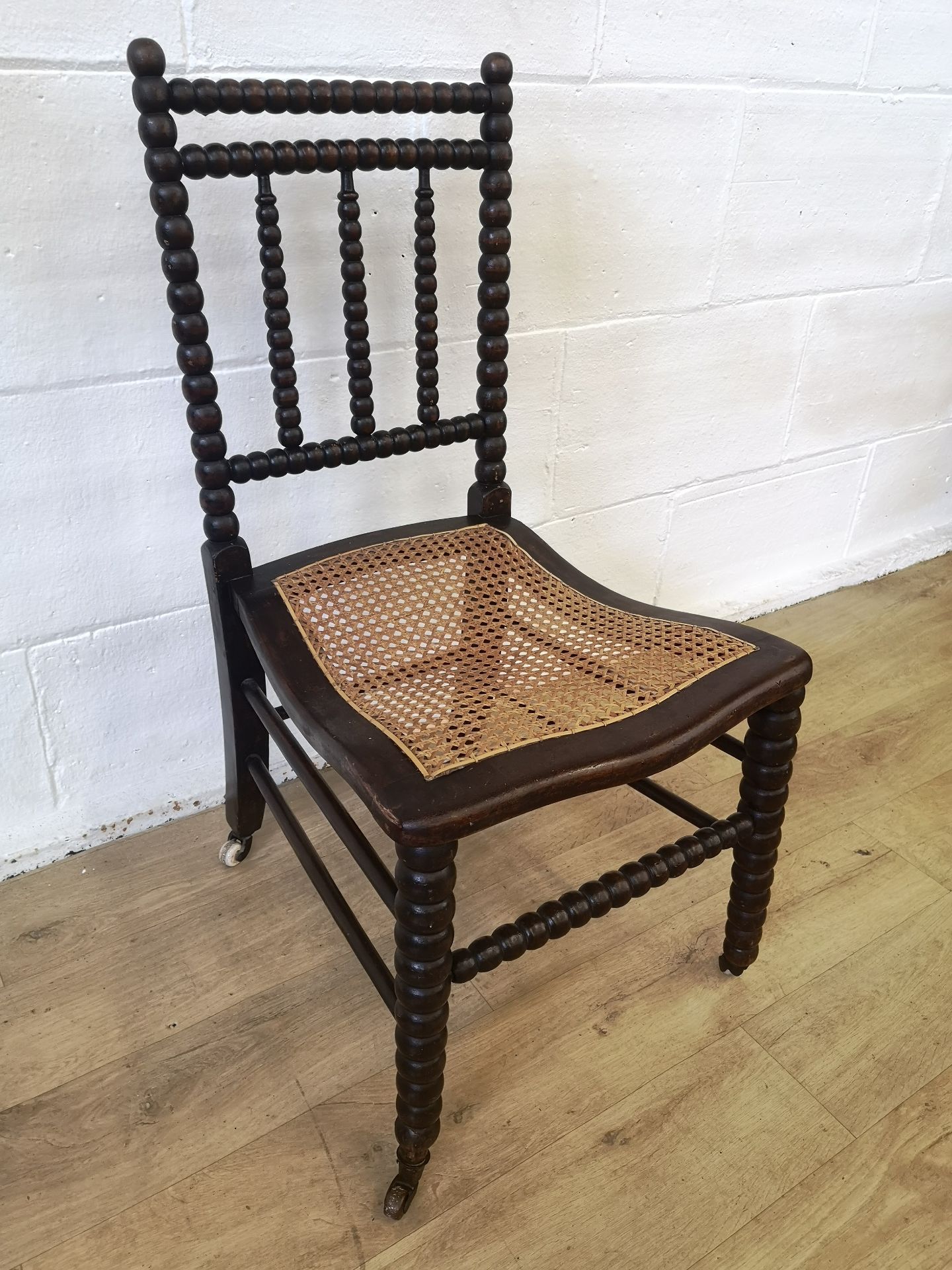 Mahogany dining chair - Image 4 of 6