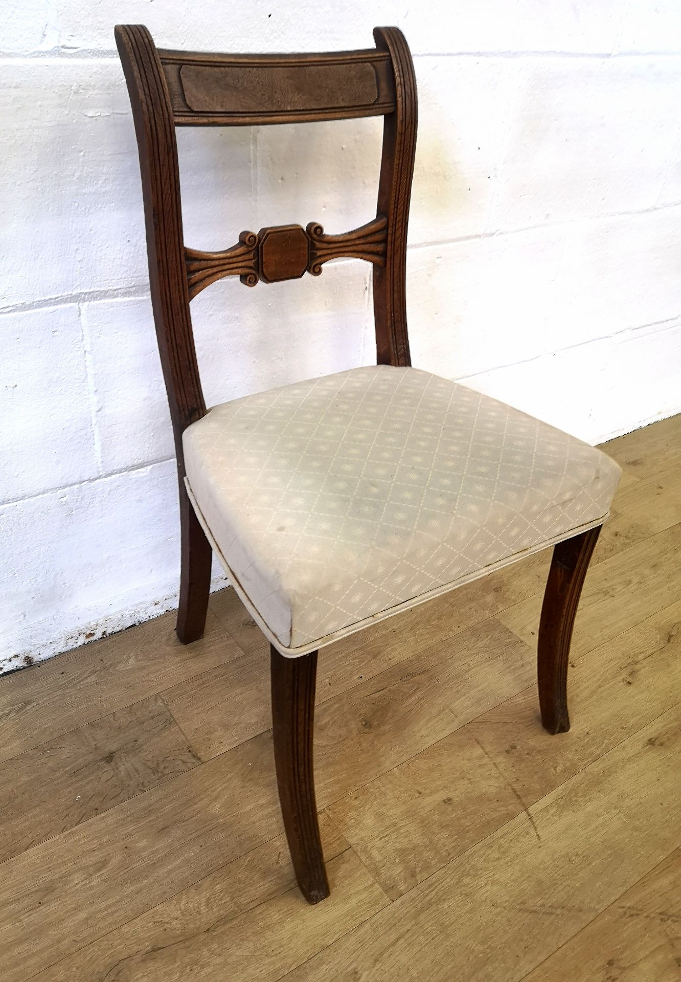 Four oak ladder back dining chairs - Bild 4 aus 6