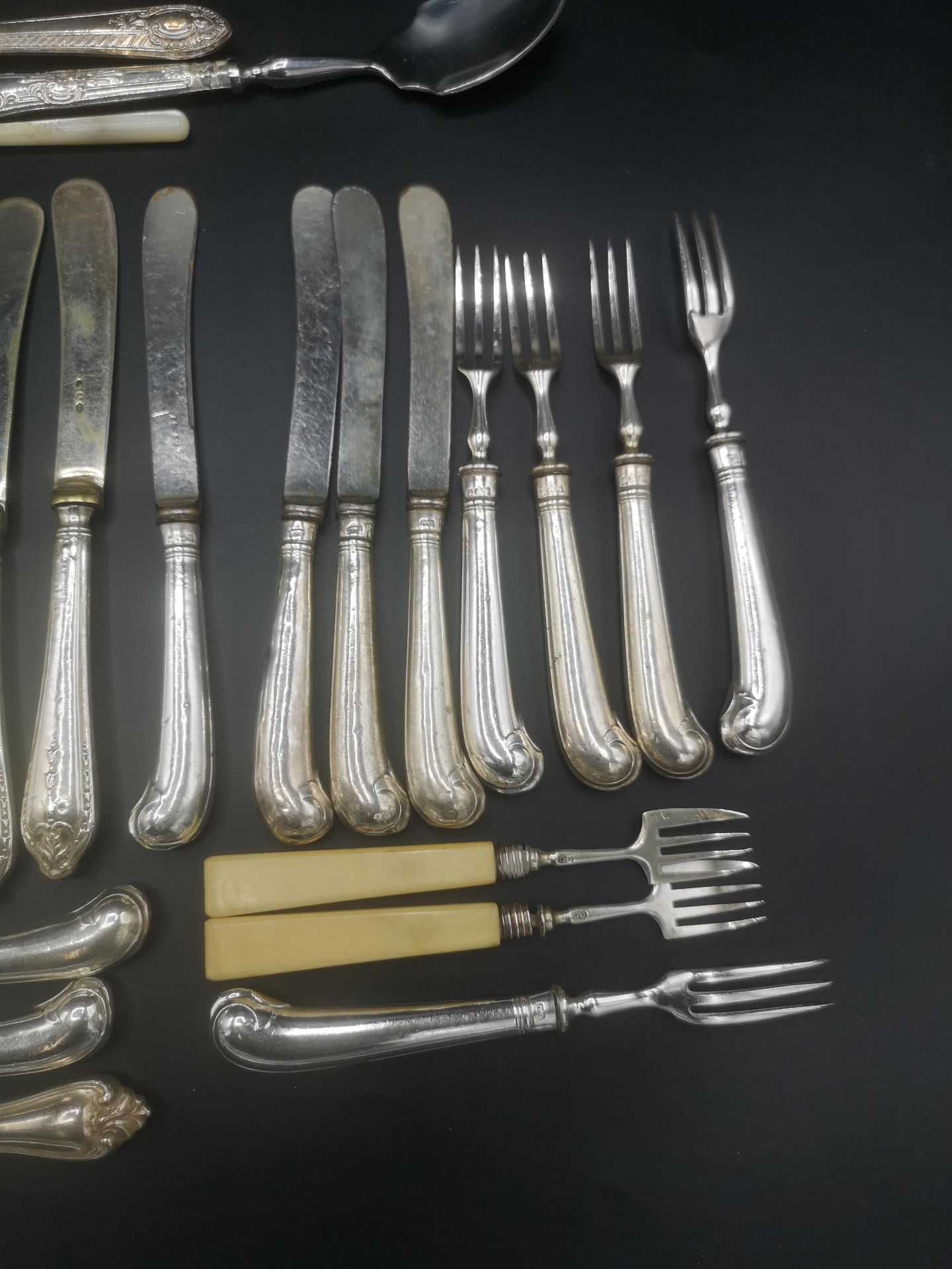 Quantity of flatware with silver handles - Bild 5 aus 12