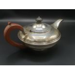 Victorian silver teapot,