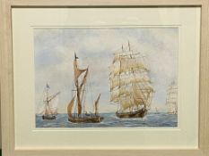 E. Bergquist, two framed and glazed watercolours