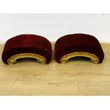 Two Victorian footstools
