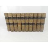 Chambers Encyclopedia, ten volumes half bound