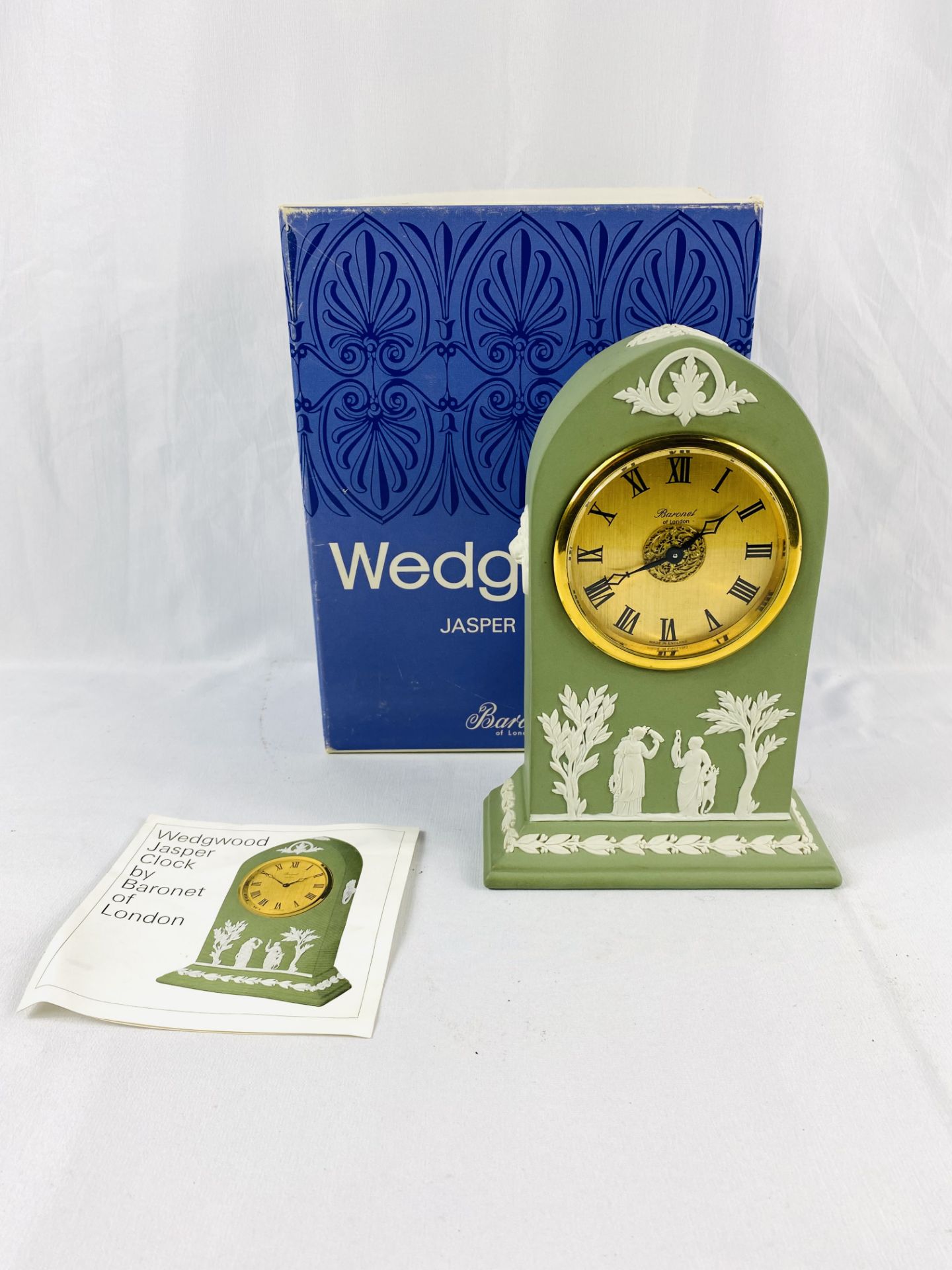 Wedgwood jasperware clock