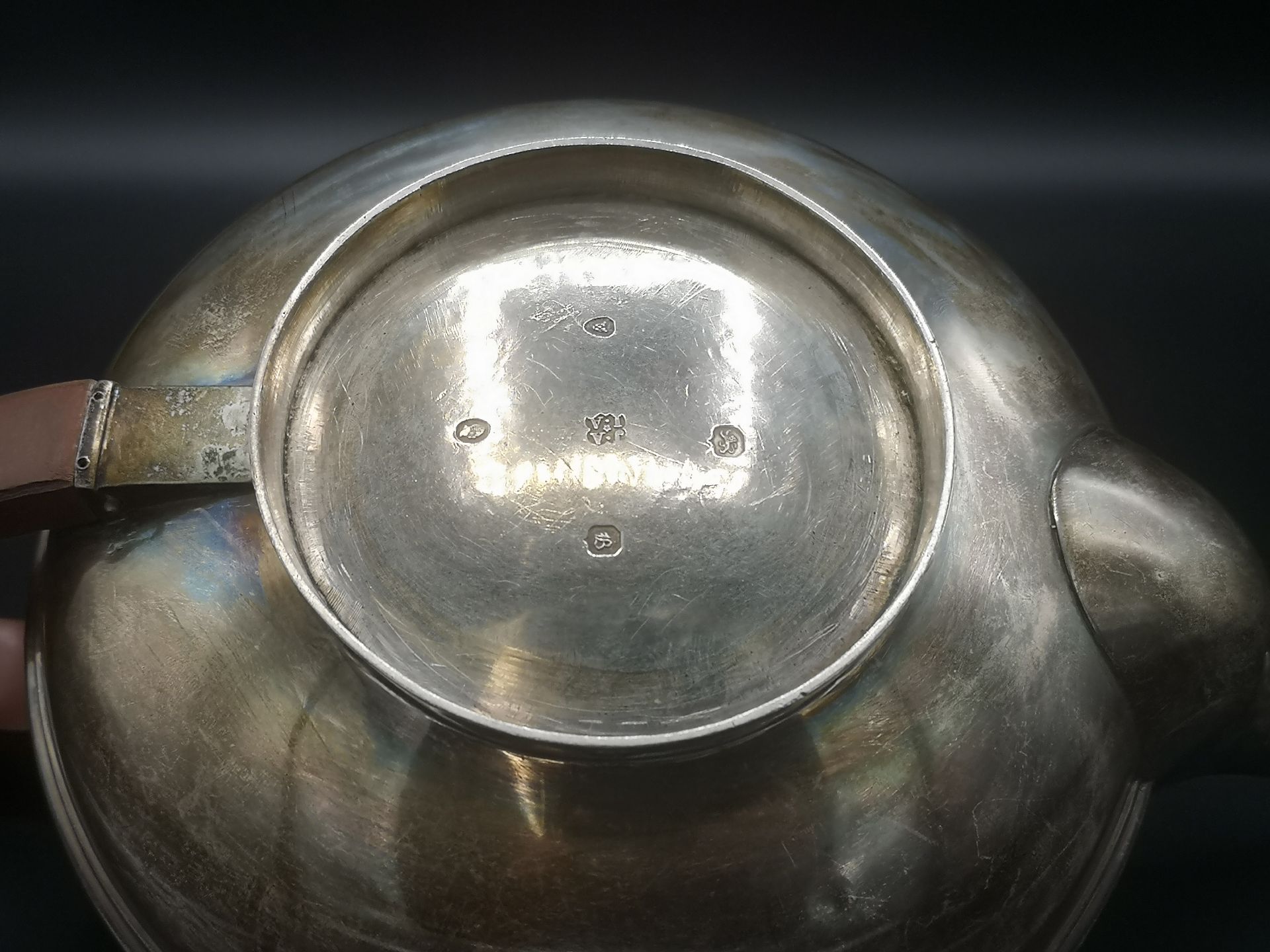 Victorian silver teapot, - Image 5 of 6