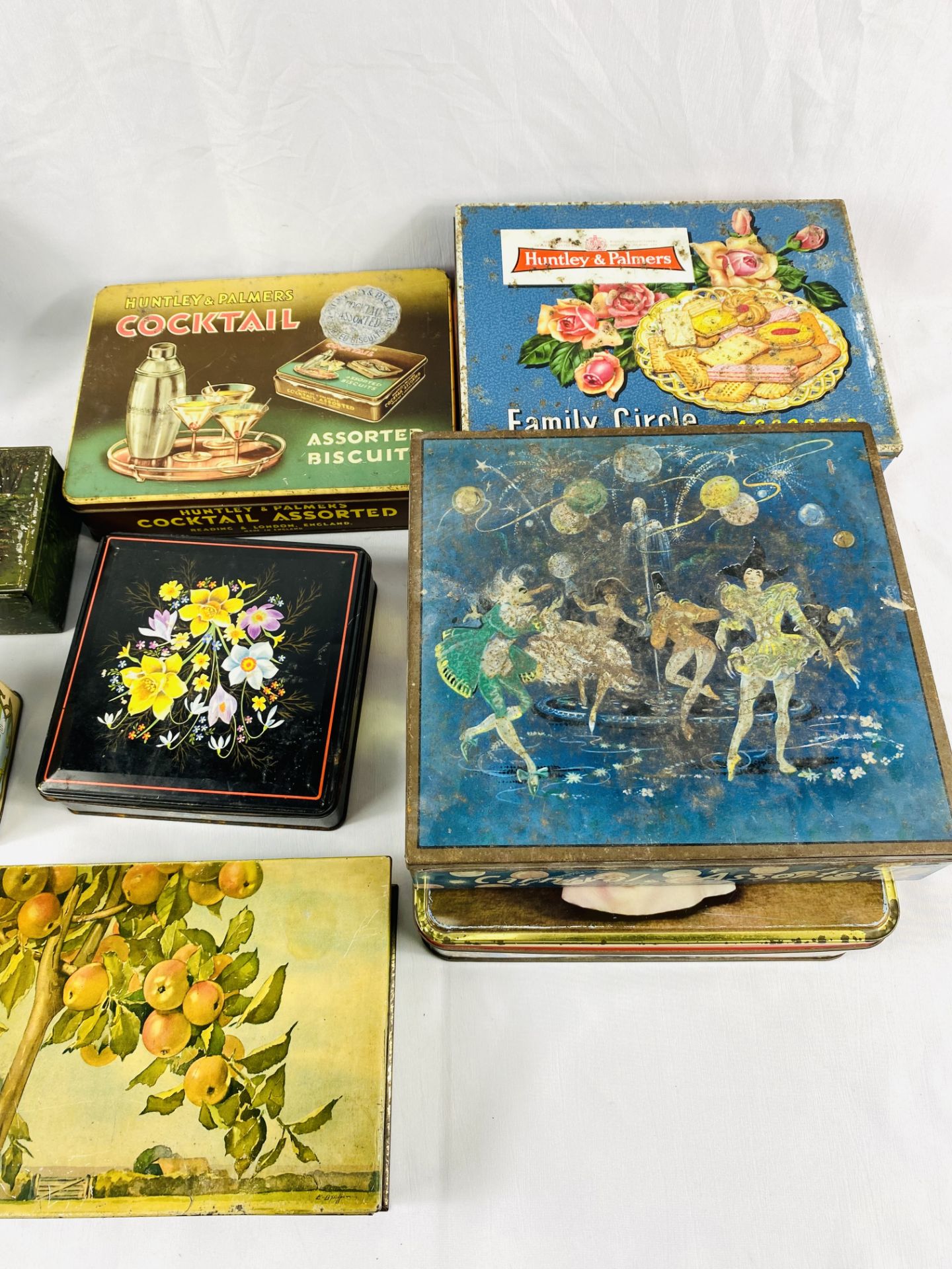 Ten Huntley & Palmers biscuit tins. - Image 4 of 4