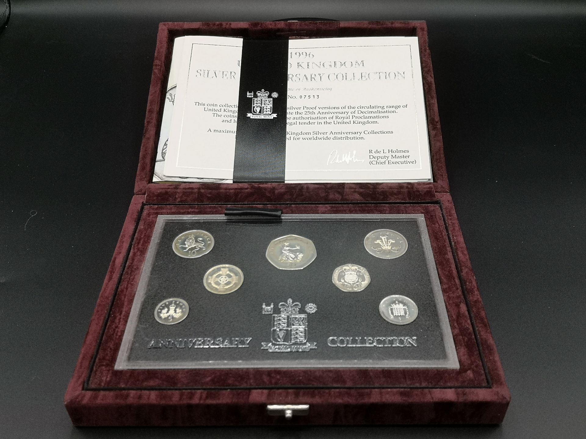 Elizabeth II Royal Mint silver Proof anniversary collection, 1996