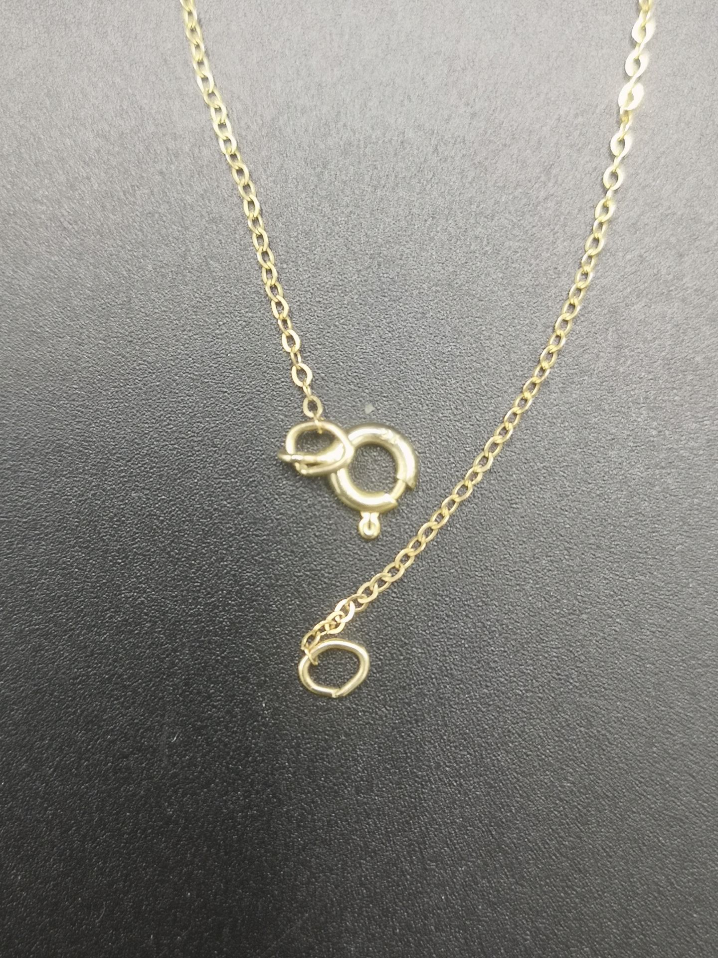 9ct gold necklace and pendant - Image 5 of 6
