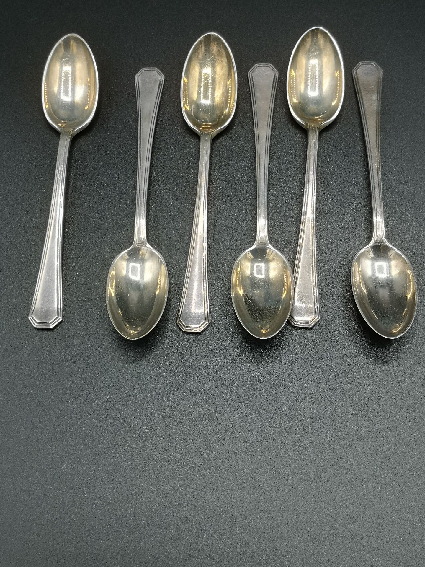 Two sets of silver tea spoons - Image 4 of 7