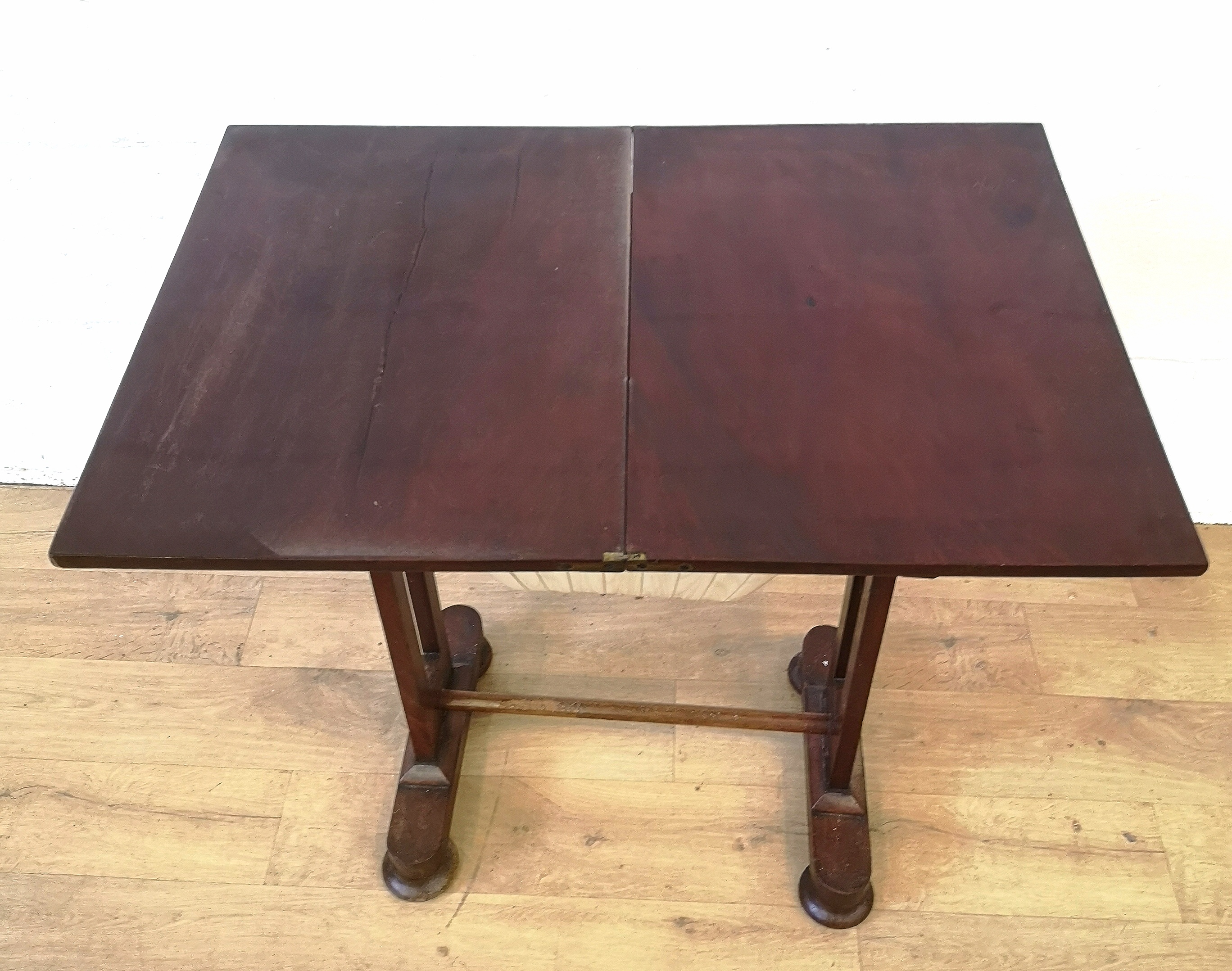 Mahogany work table - Image 7 of 7