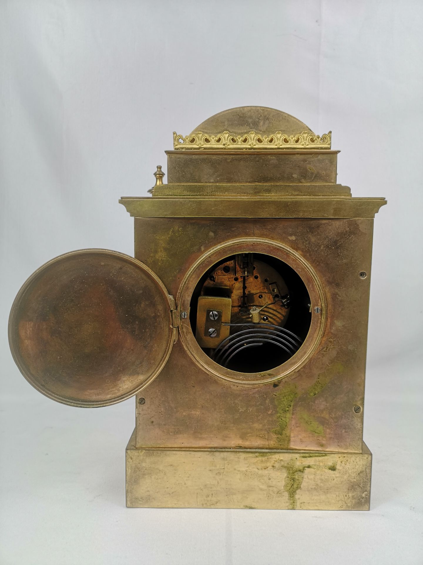 Brass cased mantel clock - Image 4 of 7