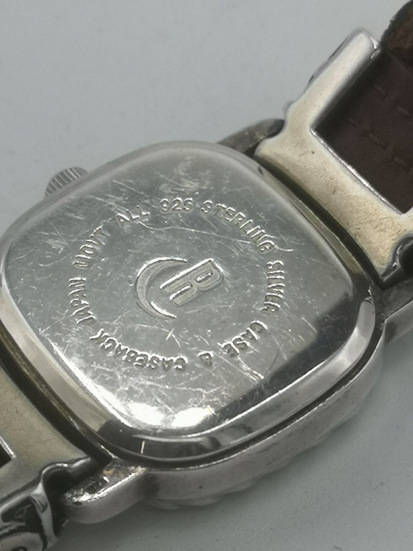 Sterling silver wrist watch - Image 6 of 7
