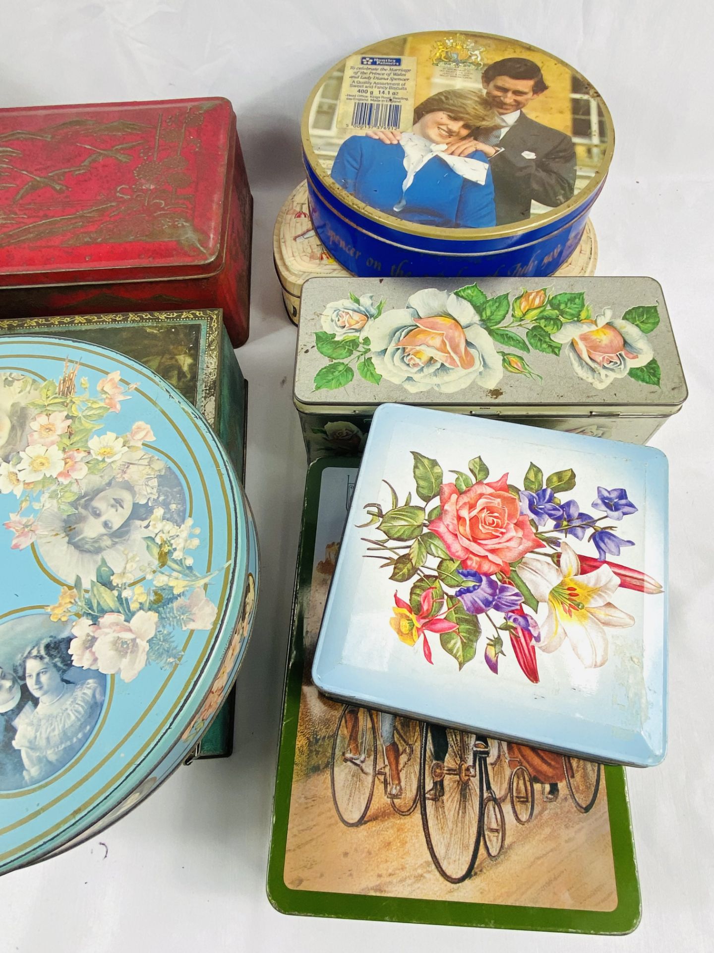 Twelve Huntley & Palmers biscuit tins. - Image 2 of 5