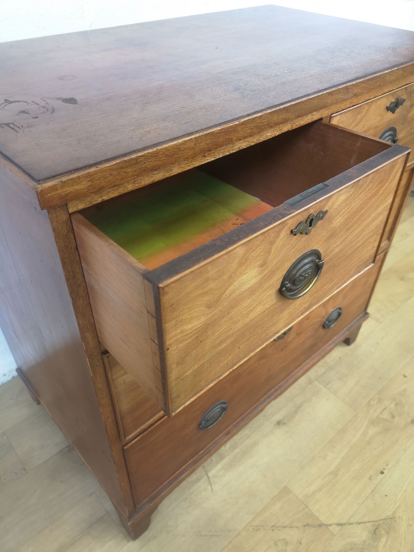Georgian mahogany chest of drawers - Image 5 of 6