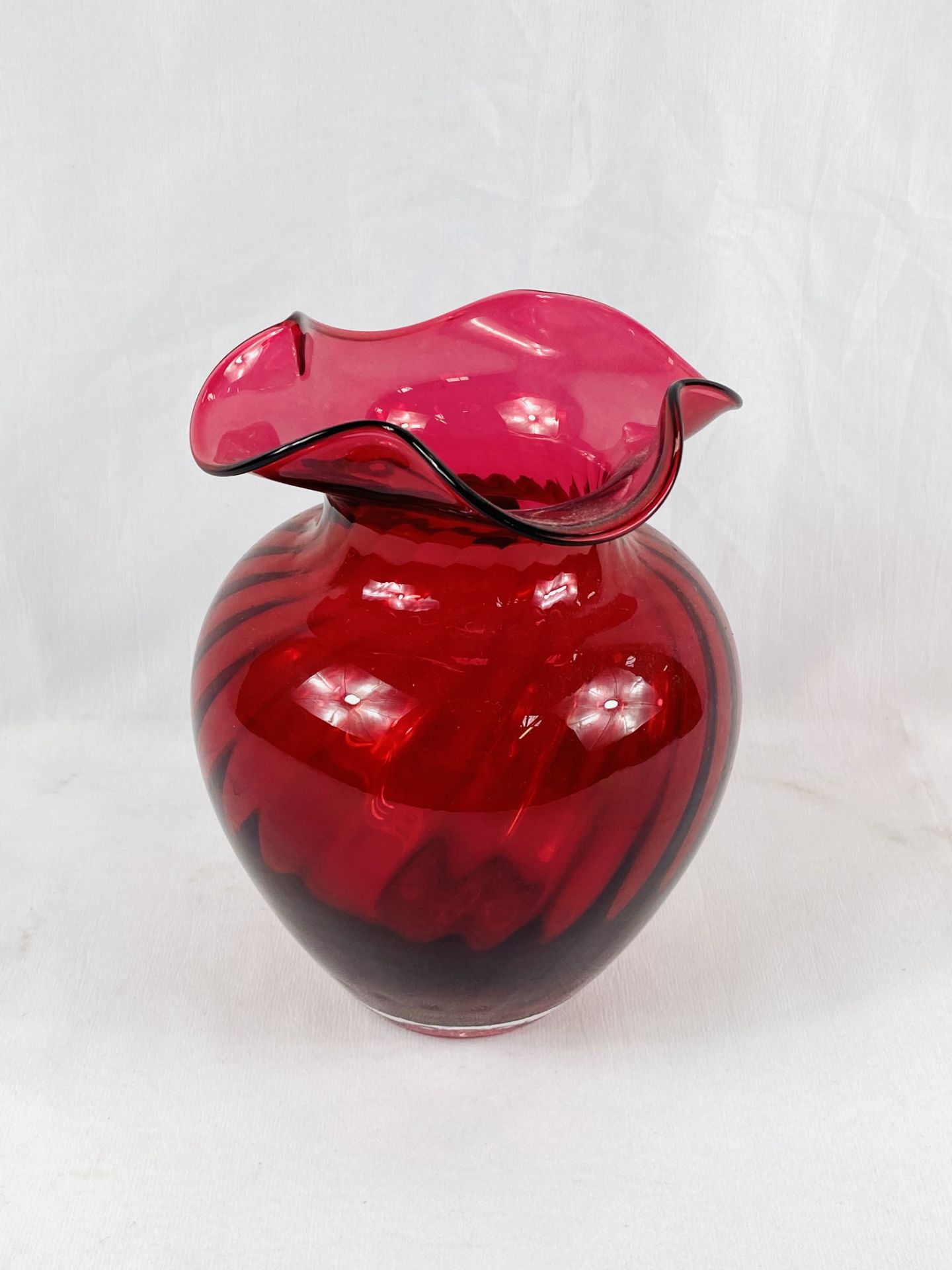 Dartington Crystal vase - Image 3 of 3