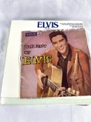 Collection of Elvis Presley records