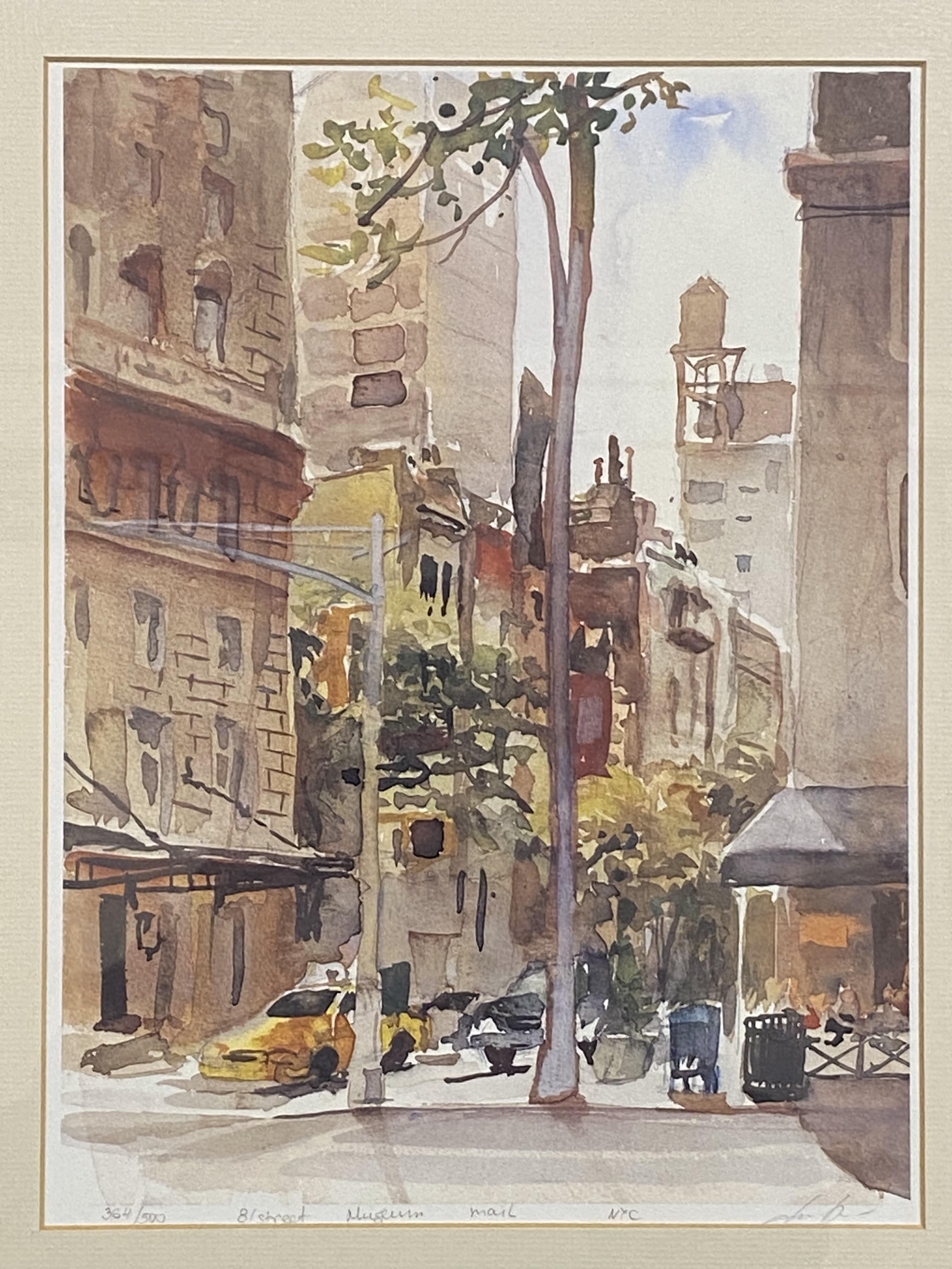 Framed and glazed limited edition print of 81st in New York - Image 4 of 4