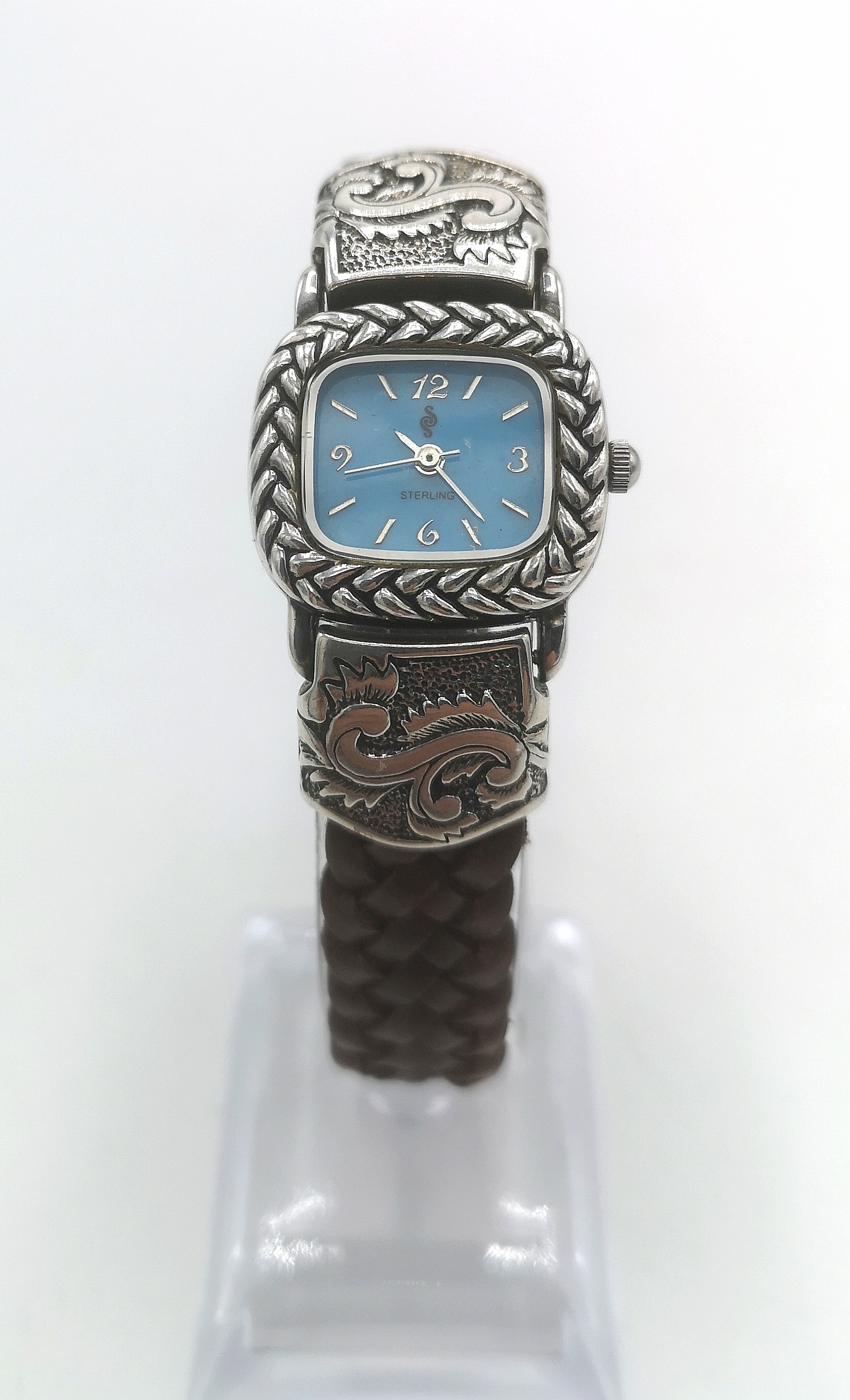 Sterling silver wrist watch - Image 7 of 7