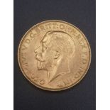 George V gold sovereign 1927