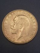 George V gold sovereign 1927