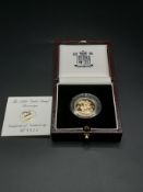 1998 22ct gold proof sovereign