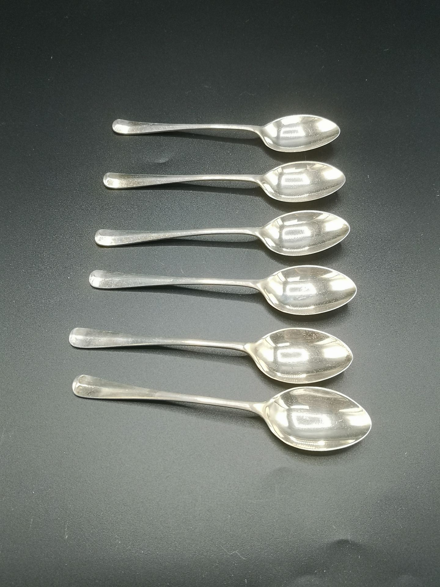 Box containing a silver six place breakfast set - Image 7 of 7