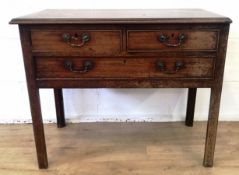 Victorian mahogany lowboy