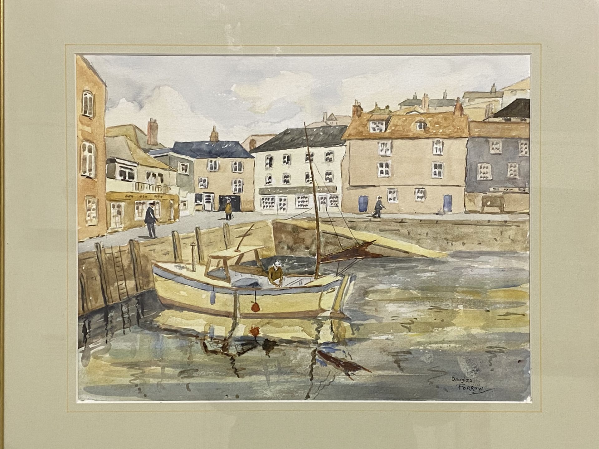 Framed and glazed watercolour, Mevagissey - Image 2 of 6