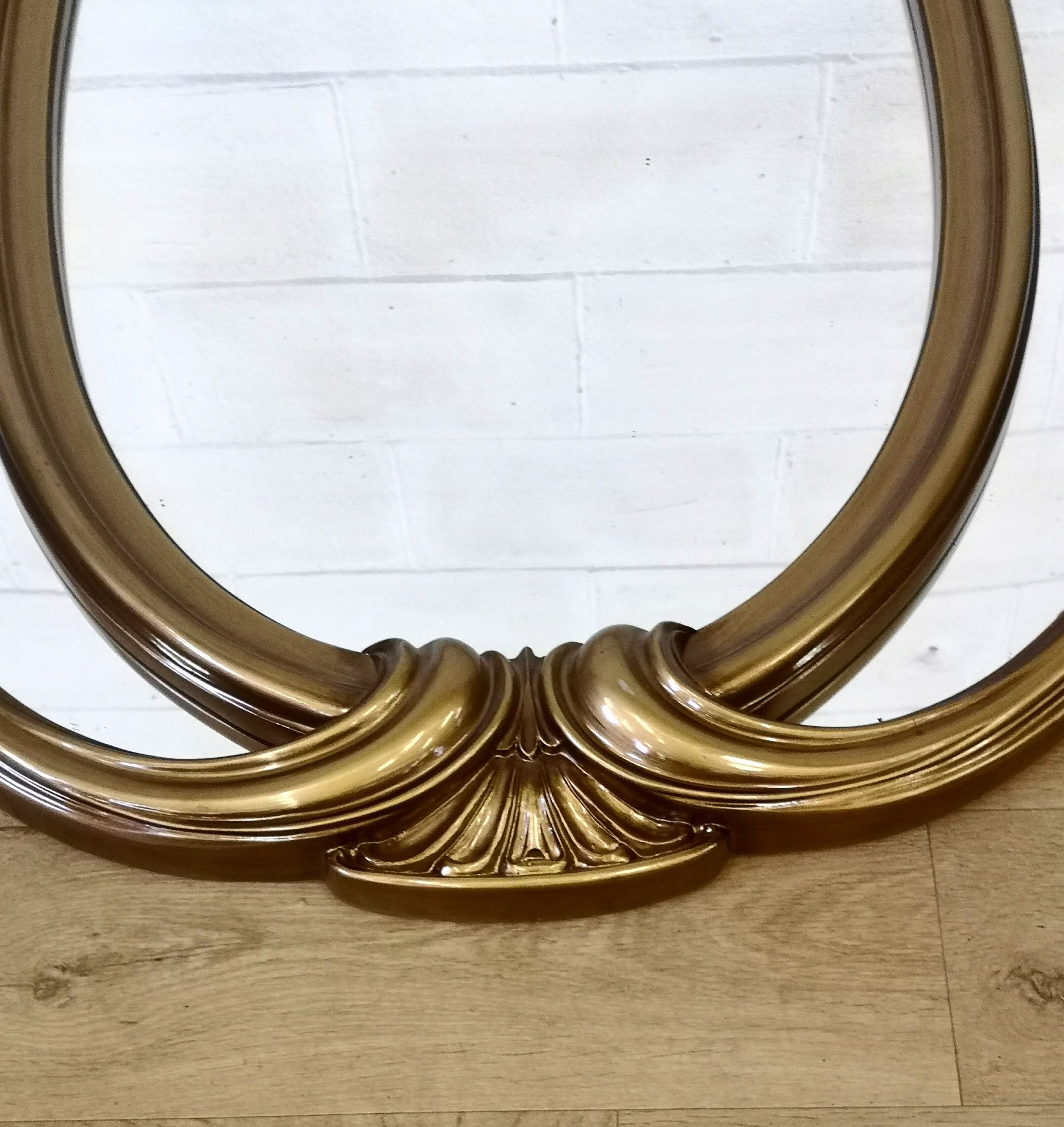 Contemporary bronze painted wall mirror - Bild 5 aus 5