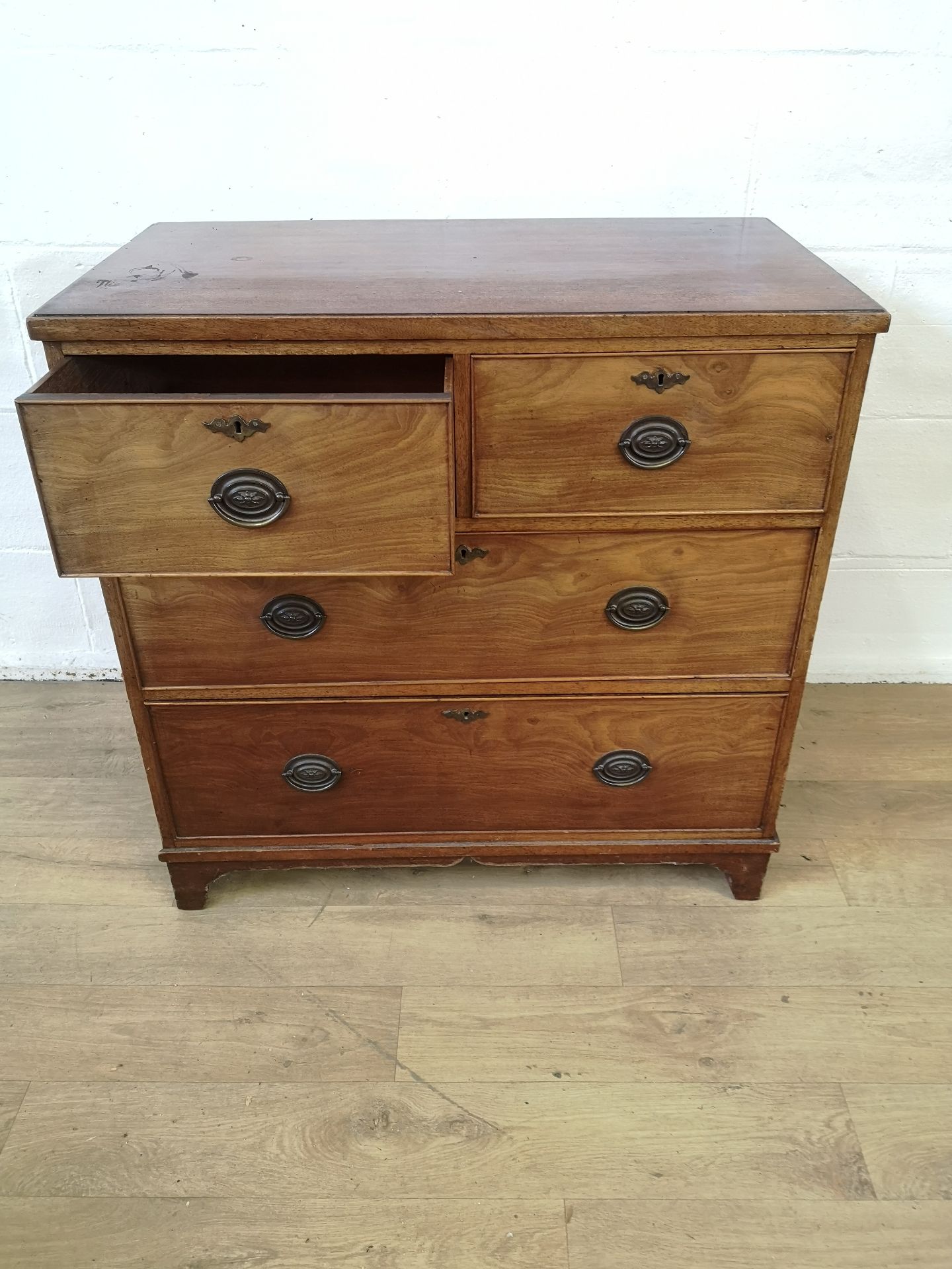 Georgian mahogany chest of drawers - Image 6 of 6