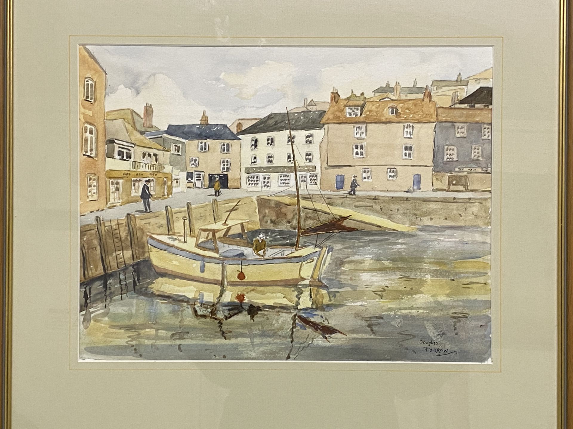 Framed and glazed watercolour, Mevagissey - Image 3 of 6